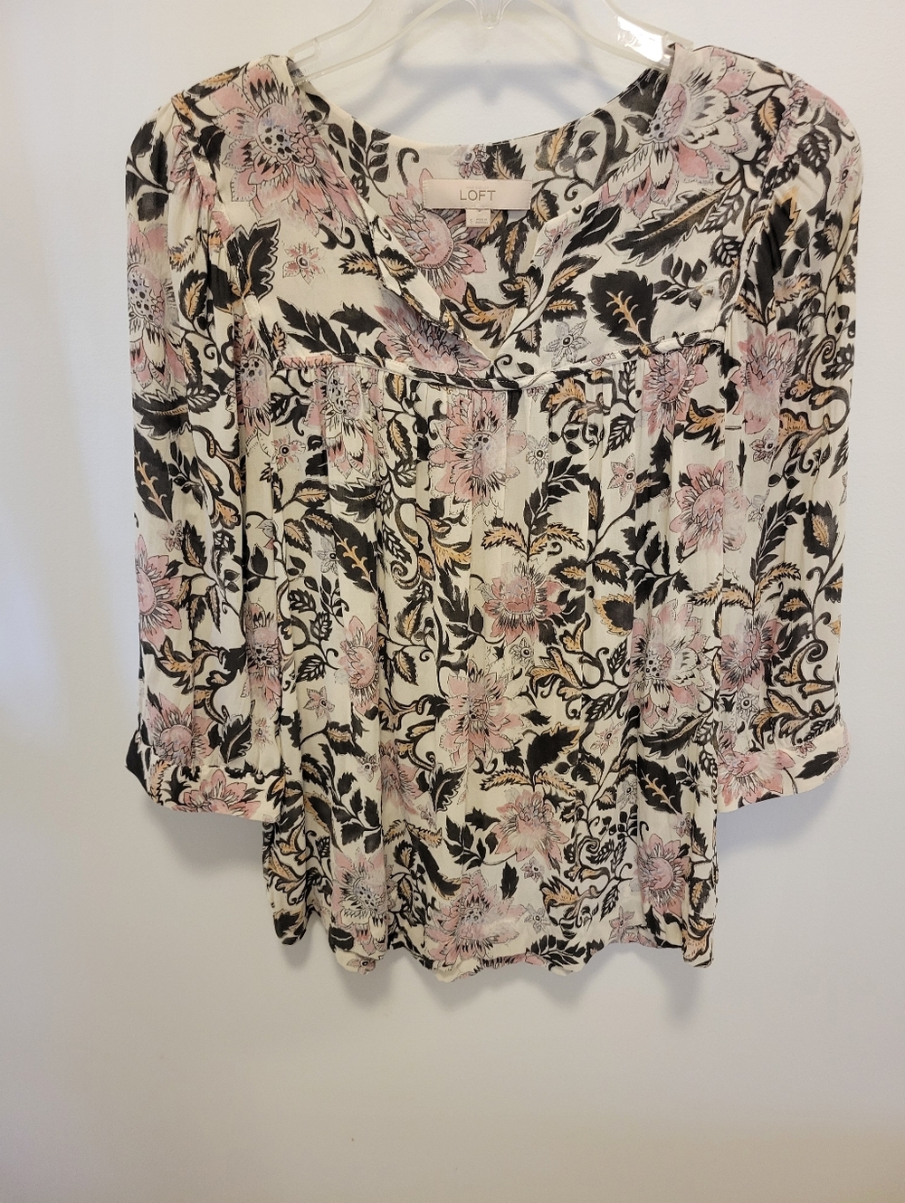 LOFT Floral Blouse